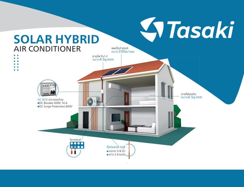 ระบบ Tasaki Air Solar Hybrid